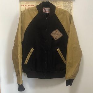 Vintage Wool Raglan Sleeve Varsity Jacket